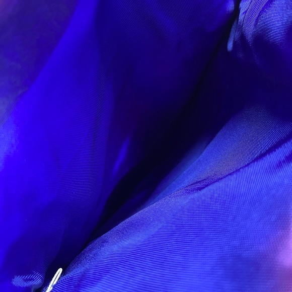 Vintage Royal Blue Génie Evening Beaded Bag - Picture 3 of 6